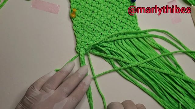 Como fazer top /cropped de macramê com fio náutico passo a passo @marlythibes смотреть онлайн
