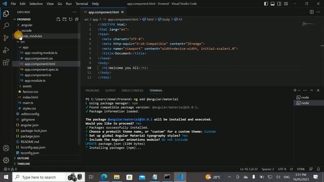 First Angular Application Development смотреть онлайн