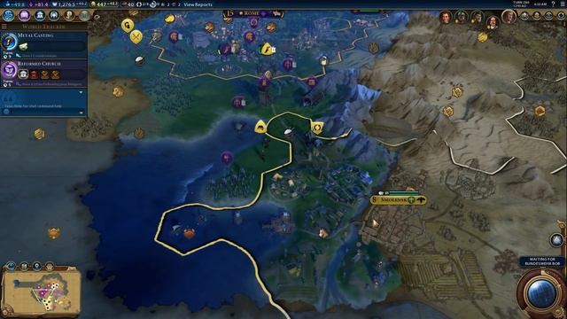 Civilization 6 | Multiplayer | Rome | Part 11 | There's Bob! смотреть онлайн