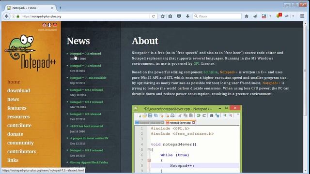 Урок 1. Редактор Notepad++. Установка смотреть онлайн