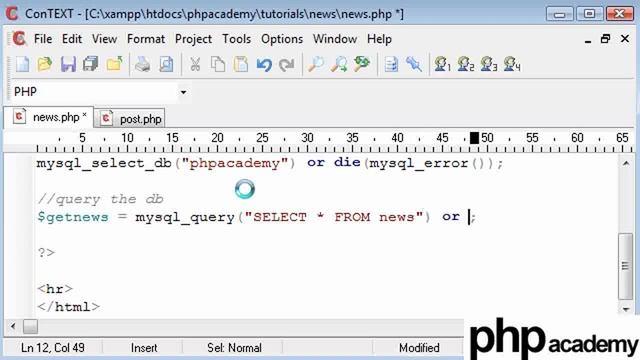 PHP Expert Tips 286 Create a news feature Part 2 смотреть онлайн