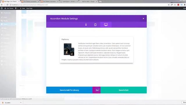 Divi 3.0 WordPress theme - One Page Scrolling Website - Accordion Section смотреть онлайн