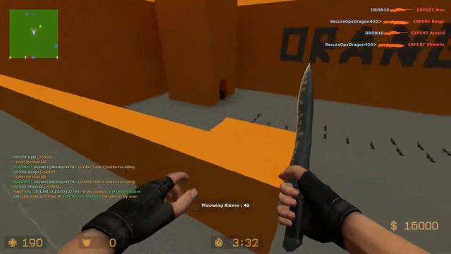 Counterstrike Source:SecureOpsBotServer Awp Orange V1 Best Of Gameplay Map смотреть онлайн