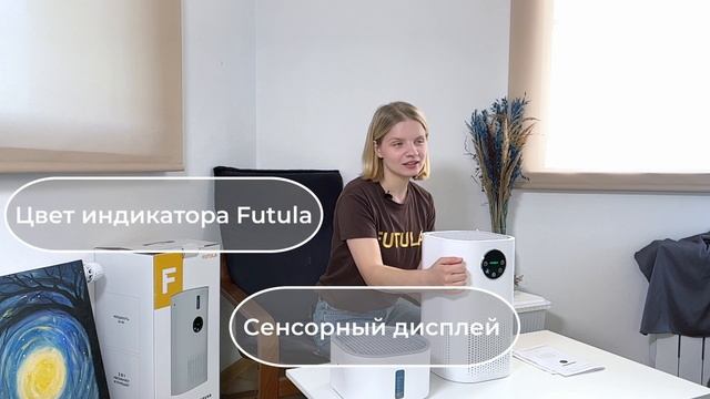 Обзор увлажнителя очистителя воздуха Futula h4s смотреть онлайн