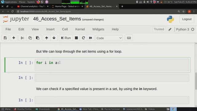 #46 Access Set Items In Python | Check Item In Set In Python | Membership Operator | Tech Blooded смотреть онлайн