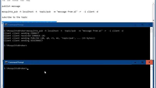 Setting up Mosquitto Mqtt Broker on Windows смотреть онлайн