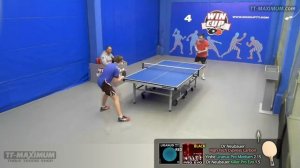 КОРОТКИЕ ШИПЫ с двух сторон у стола: МАКСИМ ЧЕРЕПНИН атакующий шиповик: Uranus Pro и Killer Pro Evo