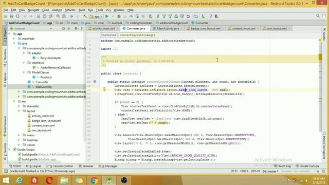 How to add Badge Count to the toolbar icon like cart, notification etc. смотреть онлайн