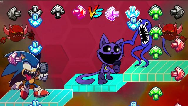 Epic battle FNF (Friday Night Funkin) Sonic and NabNab (The Garten Of Banban 3) смотреть онлайн