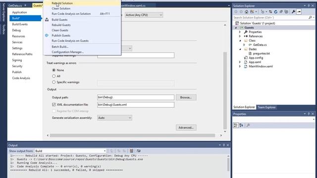 Generate a XML technical documentation With Visual Studio 2017 смотреть онлайн