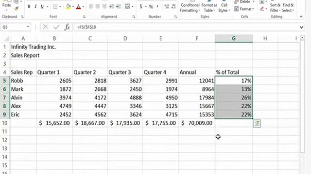 Applying Number Formatting in Excel 2013 смотреть онлайн