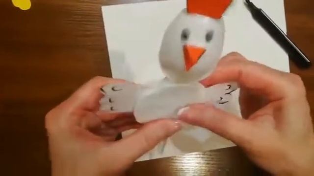 Аппликация "Цыпленок" смотреть онлайн