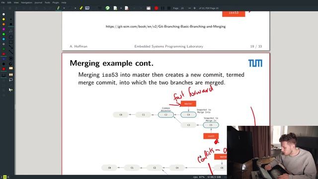 TUM ESPL - Git Tutorial 4 - Merging смотреть онлайн
