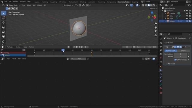 Create an interactive animation with blender - geometry nodes смотреть онлайн