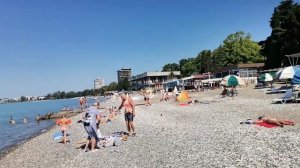 мво сухум корпус бриз, обзор пляжа, где что и как   VID 20220707 103014