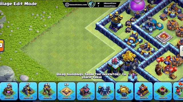 NEW BEST! Town Hall 13 Hybrid/Trophy Base 2023 COPY LINK | COC th13 base design- Clash of Clans смотреть онлайн