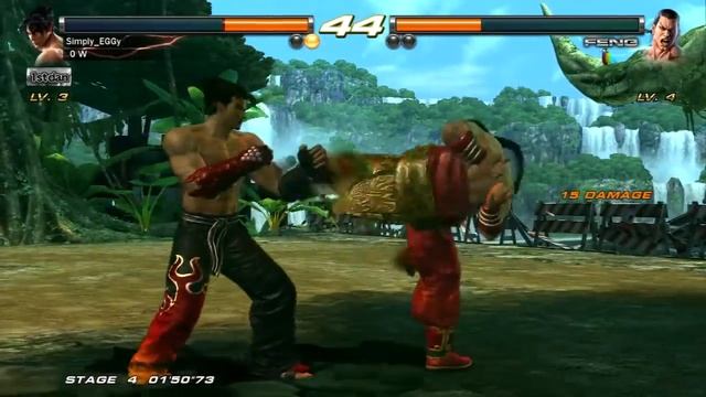 Tekken Revolution - Jin Kazama - Arcade Battle Playthrough смотреть онлайн