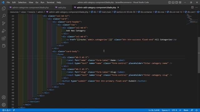 Laravel 9 E-Commerce - Admin Add New Category смотреть онлайн