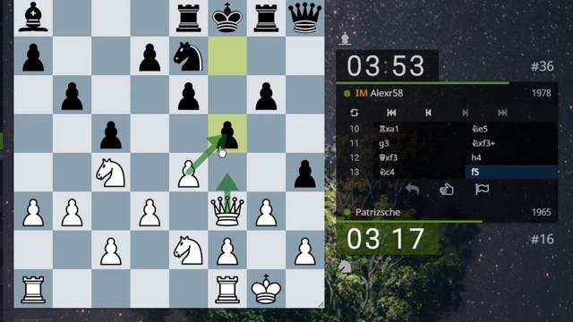 Chess960 game against an IM (lichess.org) смотреть онлайн