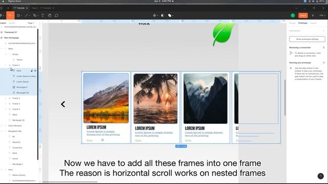 Horizontal and Vertical Scroll | Figma Tutorial | Prototyping смотреть онлайн