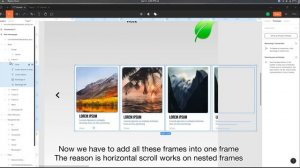 Horizontal and Vertical Scroll | Figma Tutorial | Prototyping