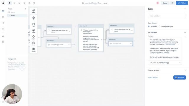 Building An AI Lead Qualifying Chatbot Using Voiceflow (FREE Template) смотреть онлайн