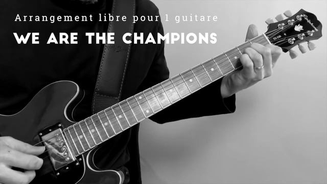 Arrangement de Guitare : We Are The Champions Queen - Avec tablature смотреть онлайн