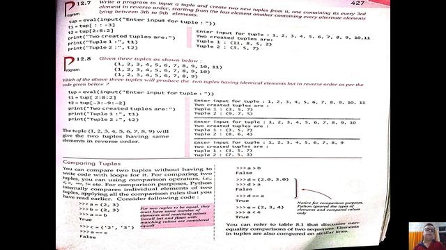 Python class X1 chapter 12 Tuples Tuple Operations смотреть онлайн