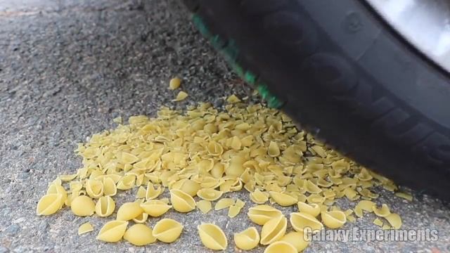 Crushing Crunchy & Soft Things by Car! - EXPERIMENT Paintballs vs Car смотреть онлайн