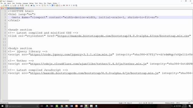 AWD1000 - Quackit Bootstrap Tutorial - Part01 смотреть онлайн