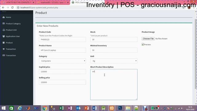 POINT OF SALE SYSTEM USING PHP WITH SOURCE CODE смотреть онлайн