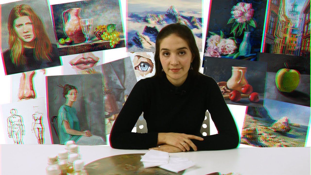 Промо онлайн-курса «Живопись маслом 2.0» смотреть онлайн