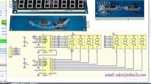 Подключение 7 сегментного дисплея на TM74HC595 к Arduino