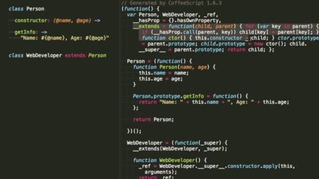 Курс по Coffeescript. Классы. 08 смотреть онлайн