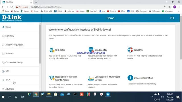 Dir 806a Change Password