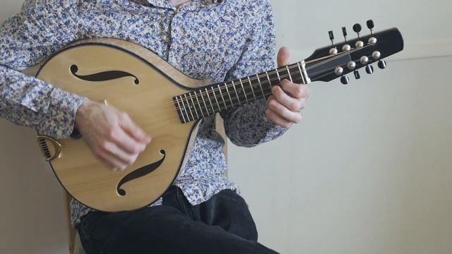 Celtic tunes on a Celtic mandolin смотреть онлайн