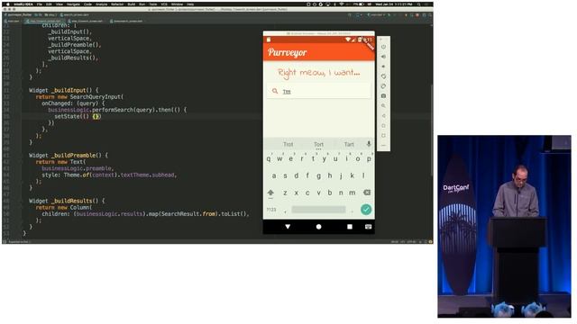 Flutter / AngularDart – Code sharing, better together (DartConf 2018) смотреть онлайн