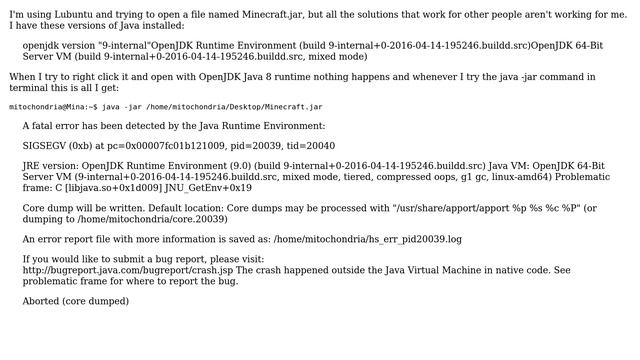 Unable to open .jar files with Java смотреть онлайн