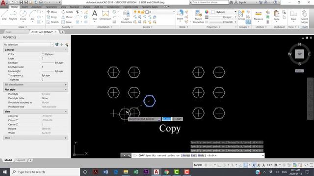 AutoCAD - How to Copy, Zoom and Pan - 013 смотреть онлайн