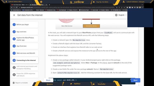 Android Basics in Kotlin | Get data from the internet | Unit 4: internet | Pathway 2 | Part 1 смотреть онлайн