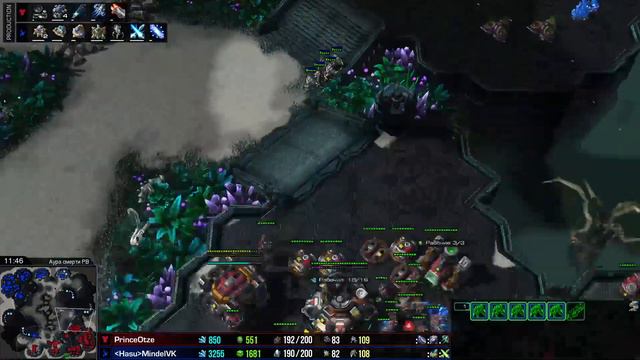 ЛАДДЕРНАЯ БАТАЛИЯ ПРОТИВ HEROMARINE| Интересные матчи в StarCraft 2 LotV смотреть онлайн