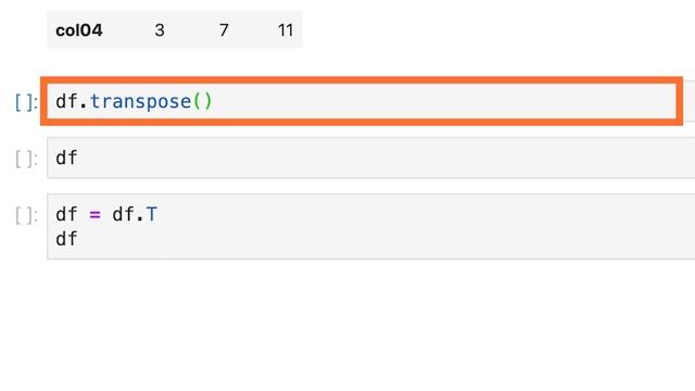 【毎日Python】Pandasのデータフレームの行列を入れ替える方法｜T属性、transepose смотреть онлайн
