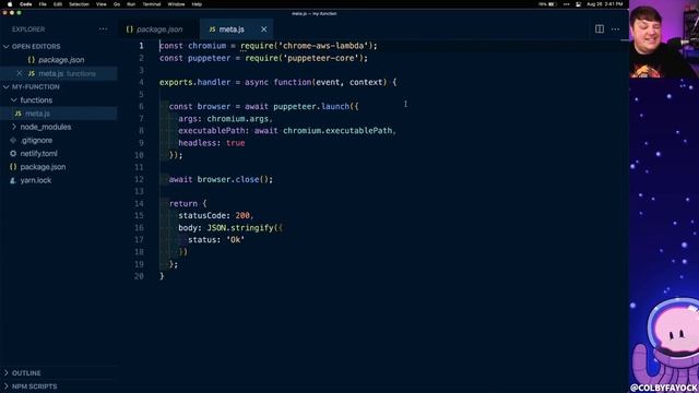 Automate Chrome in an API with Puppeteer and Netlify Serverless Functions смотреть онлайн
