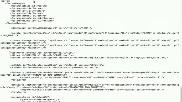 Accessing database running in DB2 Container from Daytrader application running in Liberty Container смотреть онлайн