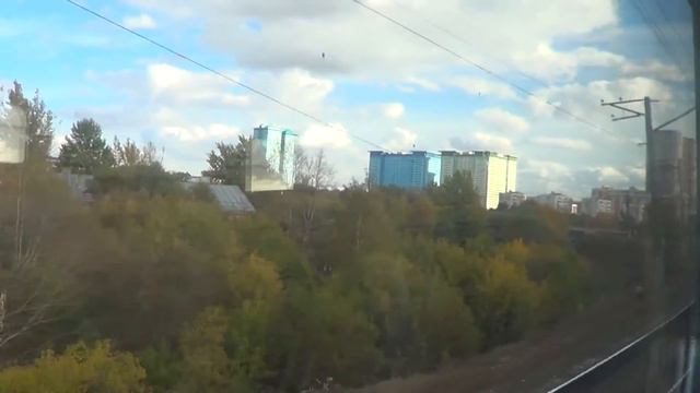 Канал Имени Москвы (из окна электропоезда ЭД4М-0375) смотреть онлайн