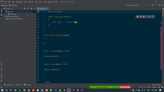 OOP - Part-02 (Class Constants, Inheritance, Access Modifiers, Static properties,methods, Interface смотреть онлайн