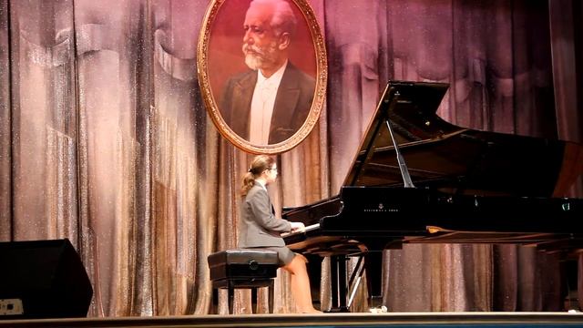 Горячева Ангелина 12 лет, П.Чайковский, Вальс-скерццо. смотреть онлайн