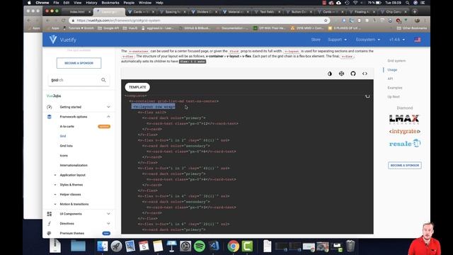 VueJS | Level 2-2: vuetify grid system (old version) смотреть онлайн