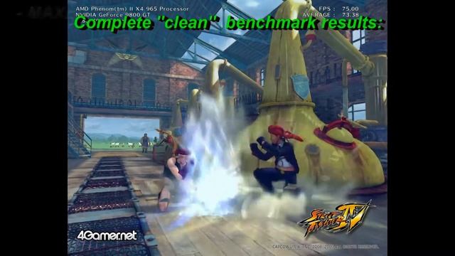 Street Fighter IV/4 on GeForce 9800 GT 1GB - Maxed Out Test смотреть онлайн