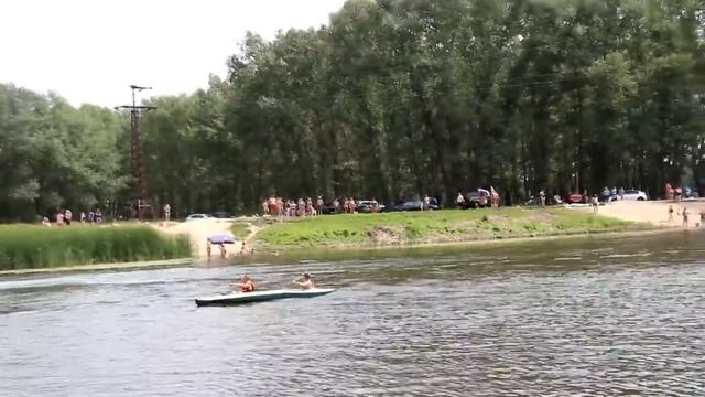 Празднование дня ВМФ на реке Хопёр, село Пески - 29.07.18 г. смотреть онлайн
